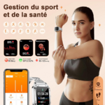 Montre sportive femme LIGE 21 modes sport avec suivi de calories