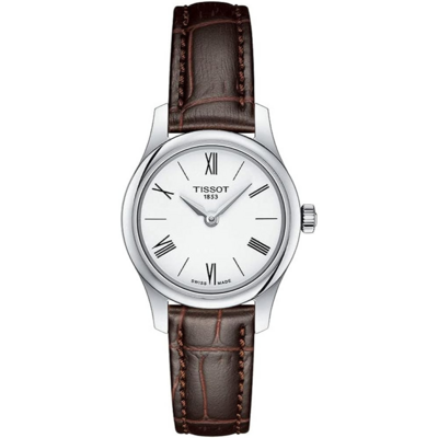 Tissot T0630091601800 – Une Symphonie de Quartz et Cuir pour la Femme Moderne