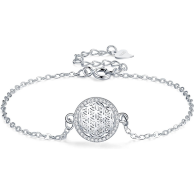 Bracelet Lydreewam Fleur de Vie en Argent Sterling 925