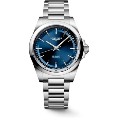 Longines Conquest acier cadran bleu