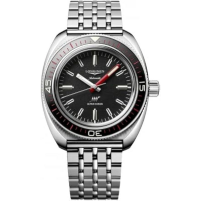 Longines Ultra-Chron acier noir