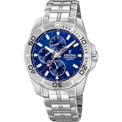 Festina Multifunction acier noir