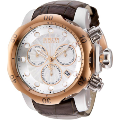 Invicta Venom massive marron et acier