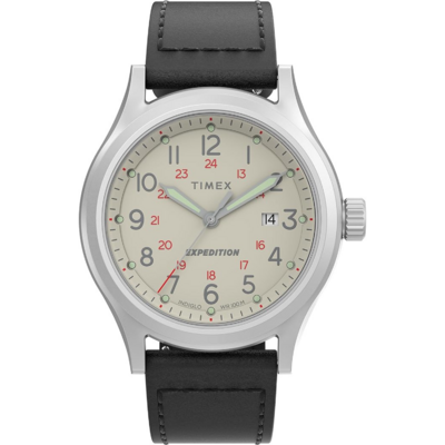 Timex Expedition Sierra avec cadran crème et bracelet noir