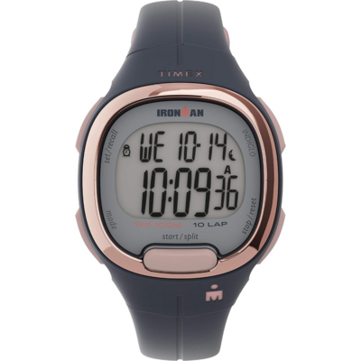 Timex Ironman Transit bleu et or rose, montre digitale sportive légère