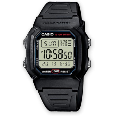 Casio W-800H montre digitale noire avec grand écran lisible