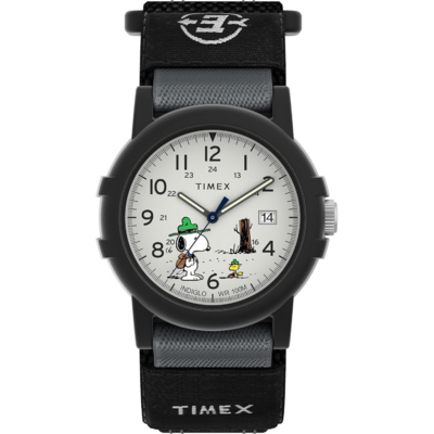 Timex Peanuts avec cadran Snoopy et Woodstock