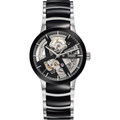 Rado Centrix automatique avec cadran ouvert et bracelet acier