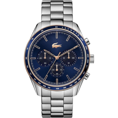 Montre Lacoste Boston chronographe homme avec bracelet métal