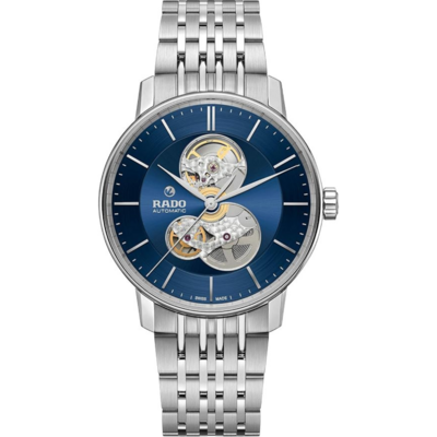 Rado Coupole Classic Automatic avec cadran blanc Clous de Paris et aiguilles bleuies