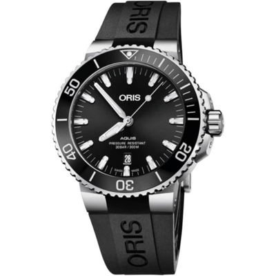 Oris Aquis automatique avec lunette de plongeuse et bracelet sport