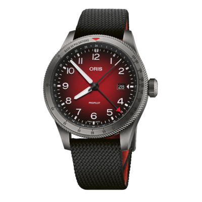 Oris ProPilot X en titane avec bracelet métallique et design moderne