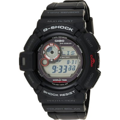 Casio G-Shock G-9300 Mudman noire avec affichage numérique