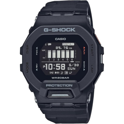 Casio G-Shock G-Squad GBD-200 noire avec écran numérique MIP