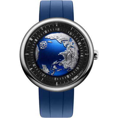 CIGA Design Blue Planet II avec cadran Terre en relief