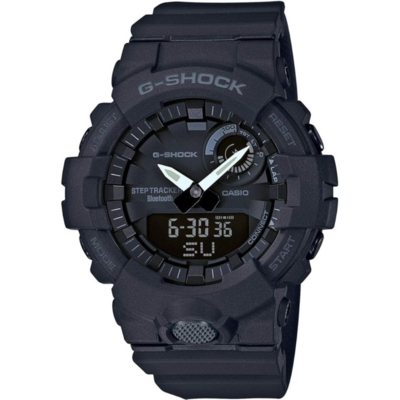Montre Casio G-SHOCK GBA-800 noire avec cadran analogique et numérique
