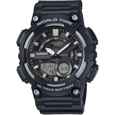 Montre Casio AEQ-110W analogique numérique au style sportif