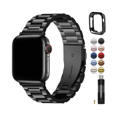 Bracelet acier Fullmosa compatible avec Apple Watch