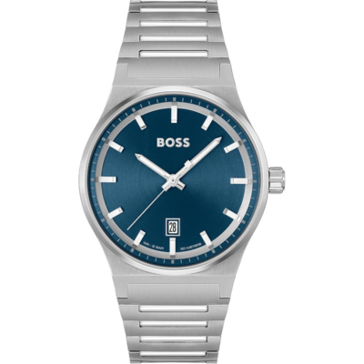 Montre Boss Candor à cadran vert et bracelet en acier
