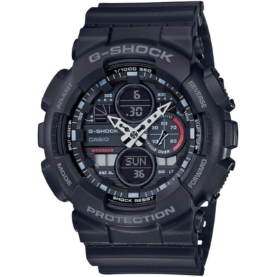Montre Casio G-SHOCK GA-140 noire à affichage analogique et numérique
