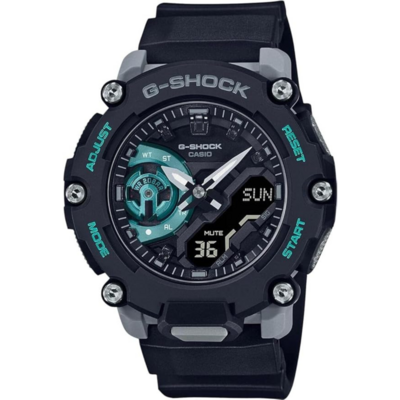 Montre Casio G-SHOCK GA-2200 avec affichage analogique et numérique