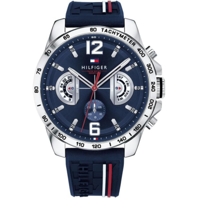 Montre Tommy Hilfiger Decker avec cadran multifonction et bracelet en silicone
