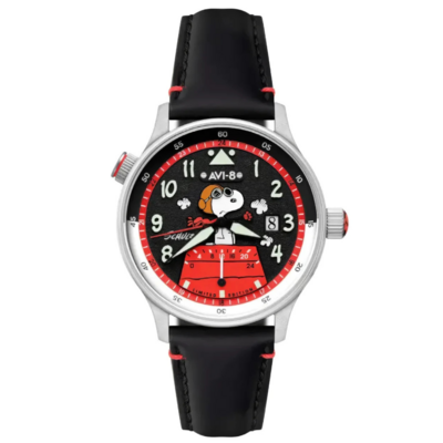 Montre AVI-8 Hawker Hurricane McKellar Dual Time Snoopy AV-4151