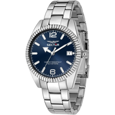 Montre Sector No Limits 240 avec cadran bleu et bracelet en acier