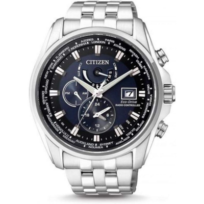 Citizen AT9030 radio-pilotée avec bracelet en acier