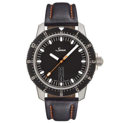 Montre automatique allemande Sinn 105 avec boîtier microbillé et lunette tournante