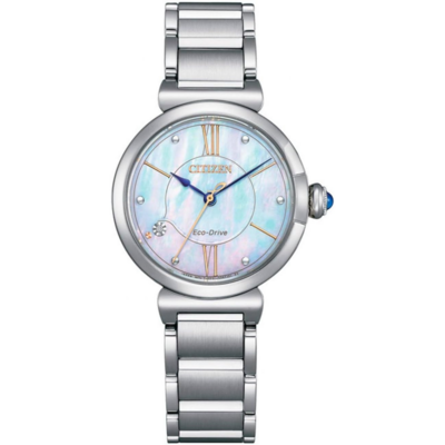 Citizen EM1070 pour femme avec cadran élégant et bracelet en acier