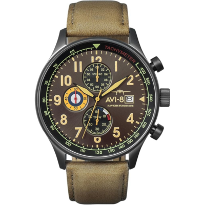 AVI-8 Hawker Hurricane Classic Chronograph AV-4011 au cadran aviation vintage