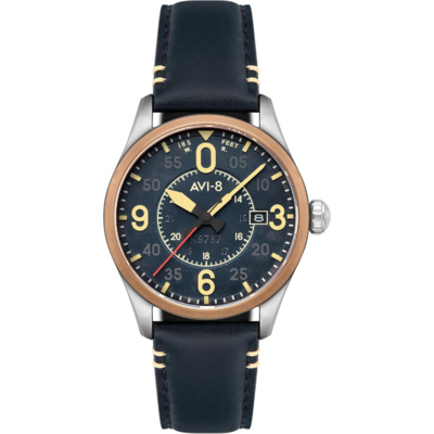 Montre AVI-8 Spitfire Smith Automatic au cadran inspiré d’un altimètre de Spitfire