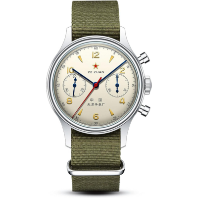 Montre chronographe mécanique Sea-Gull 1963 au cadran rétro
