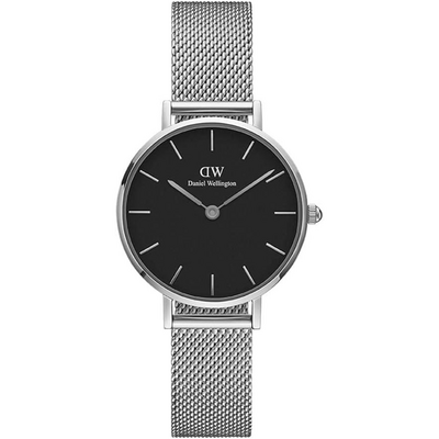 Daniel Wellington Petite Sterling argentée avec bracelet métallique