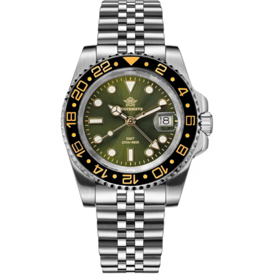 Montre GMT Addiesdive AD2050 avec bracelet acier