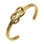 Bracelet-Manchette-avec-n-ud-fait-la-main-en-acier-titane-couleur-or-pour-femmes-vente