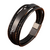 Bracelet magnétique tressé en cuir véritable pour homme accessoires en acier inoxydable