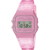 Casio Montre numérique à quartz pour femme avec bracelet en plastique F-91WS-4EF