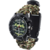 Montre militaire à Quartz pour homme avec bracelet de Camouflage paracorde