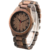 Montre minimaliste homme femme en bois montre style décontracté