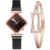 L'art de la conception de montres-bracelets : la montre à quartz Square DeLuxe pour femme