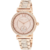 Michael Kors ABBEY Montre pour Femme - Boîtier Rond en Acier Inoxydable avec Cadran Rose