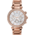 La montre PARKER Blanc/Rose Or pour femme de Michael Kors : un superbe bijou pour chaque occasion