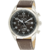 Seiko SSB275P1 Montre chronographe à quartz pour homme avec bracelet en cuir marron