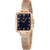 La beauté de la montre pour femme CIVO Rectangle Rose/Ciel Étoilé Waterproof en acier inoxydable