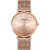 Un garde-temps intemporel : La montre féminine minimaliste VICTORIA HYDE en or rose