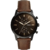 La montre chronographe Fossil Townsman FS5437 : Un classique intemporel en cuir brun