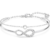 Un bijou brillant - Le bracelet Infinity de Swarovski