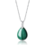 Le cadeau parfait pour toute femme - le pendentif malachite COAI Collier Goutte Chaîne Serpent Pierre Femme